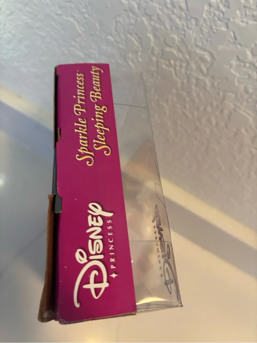 2004 Disney Sparkle Princess Sleeping Beauty Aurora Puppe / Mattel/Barbie